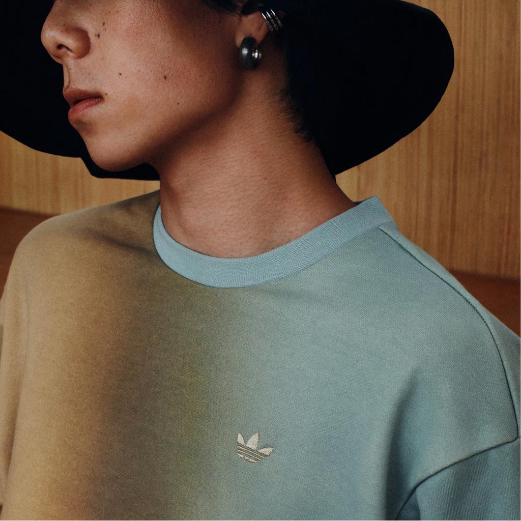 adidas Originals X Umamiism Kollaboration Classic Series Rundhals-Pullover Langarm-Sweatshirt Unisex-Sweatshirt Off-White HR6443