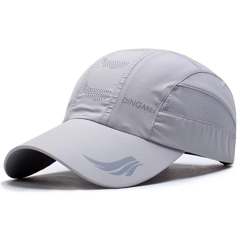 Summer Mesh Breathable Quick Dry Baseball Cap Men Women Outdoor Fishing Hiking Sports Visors Hat Light Thin Adjustable Sunbonnet
