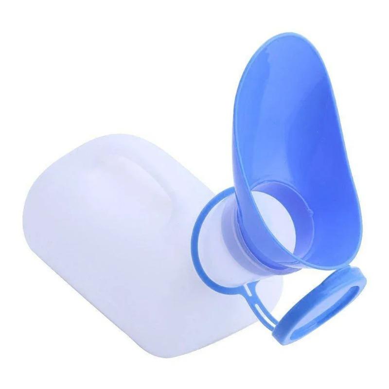 

2PCS Camping Toilet Portable Travel Urinal for Women Men Outdoor Camping Car Emergency Toilet Discreet Urine Bottle Chamber Pot