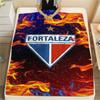 1Pc Fortaleza Print Flannel Blanket High Quality Warm Comfortable Cover for All Seasons Perfect for Gifts Home Decor