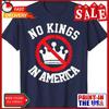 Usa Independence No Kings In America Retro Colors T Shirt Vintage Designer Clothes Stretched Casual Vintage