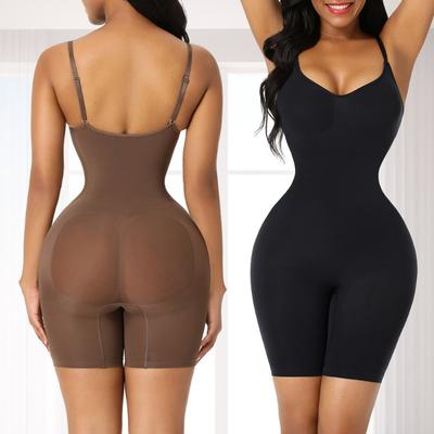 Damski Bezszwowy Gorset Korygujący Całe Ciało Bez Ramiączek Kontrola Brzucha Podnoszenie Pośladków Bielizna Kształtująca Plus Size