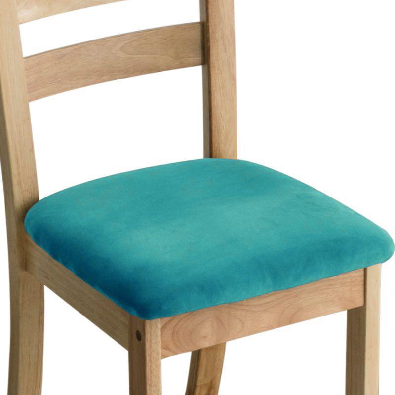 Silver Fox Velvet Stretch Chair Cover - Dustproof & Durable for Restaurants, Cafes, and Homes