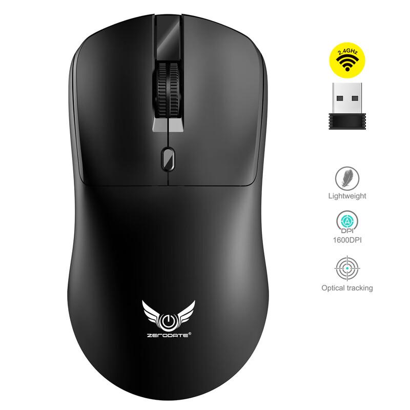 White Driver-Free 2.4G Wireless Mouse T2