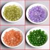 Multicolor Chalcedony and Jasper Disc Spacer Beads - DIY Handmade Jewelry Accessories, Grape Lavender, Free Thread Included