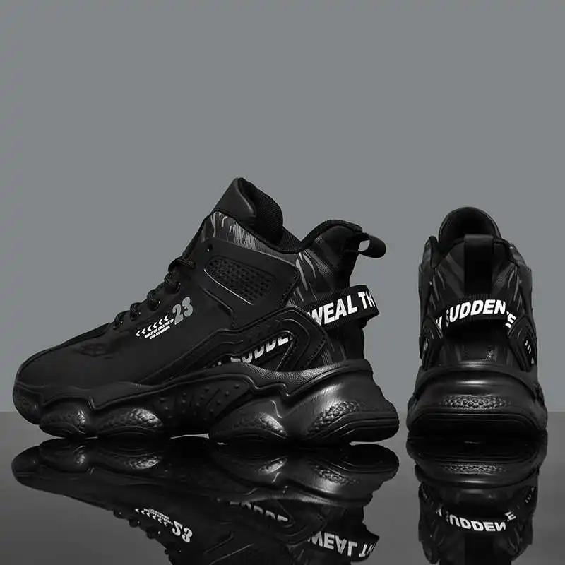 Fashion Lace-up Long New Sneakers Nursing Boot Shoes For Men White Men's Sapatenis Sports Gym Class Sports Welcome Deal