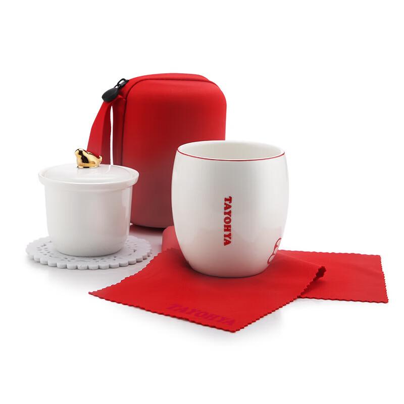 

Tayohya Prosperous Peony Travel Tea Cup Set