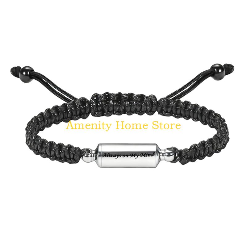 

F26C Stainless Steel Openable Cremains Bracelets for Pet Memorial Keepsakes Pendants