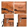 Men's Messenger Bag Leather Crossbody Shoulder Bag Classic Waterproof Briefcase Satchel Travel Bag