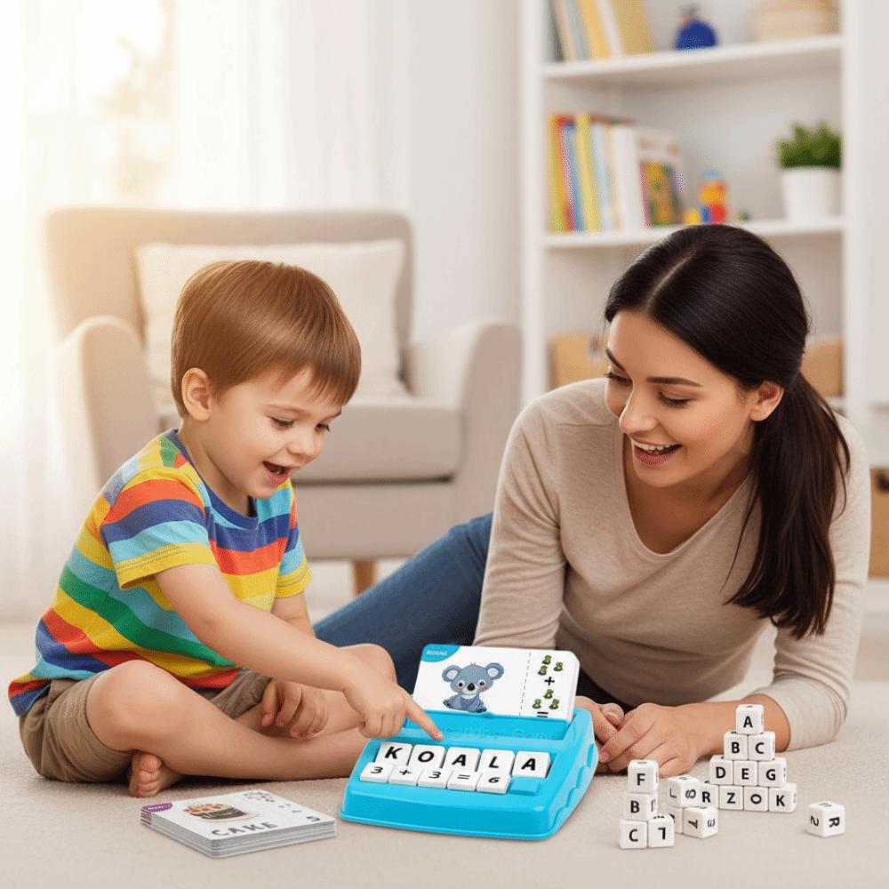 Spelling Practice Number Cognition Early Math Game Paper Sight Words Spelling Game Children'S Gift