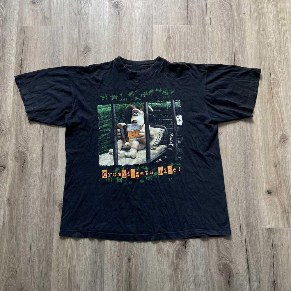 

Vintage 1989 Wallace amp; Gromit Gets Life Gift For Fans Unisex S-5XL Shirt SS1825 Unisex T-Shirt M