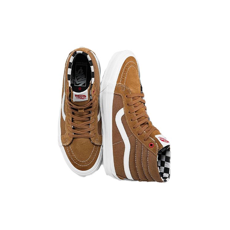 Ray Barbee x Vans OG SK8-Hi Leica Brown Unisex Sneakers Light-Brown True-White VN0A4BVB92P