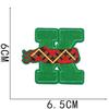 New Christmas Letter Embroidery Cloth Sticker Christmas Tree Towel Embroidery Patch Sticker Snowman Snowflake Computer Embroidery Chapter Boy