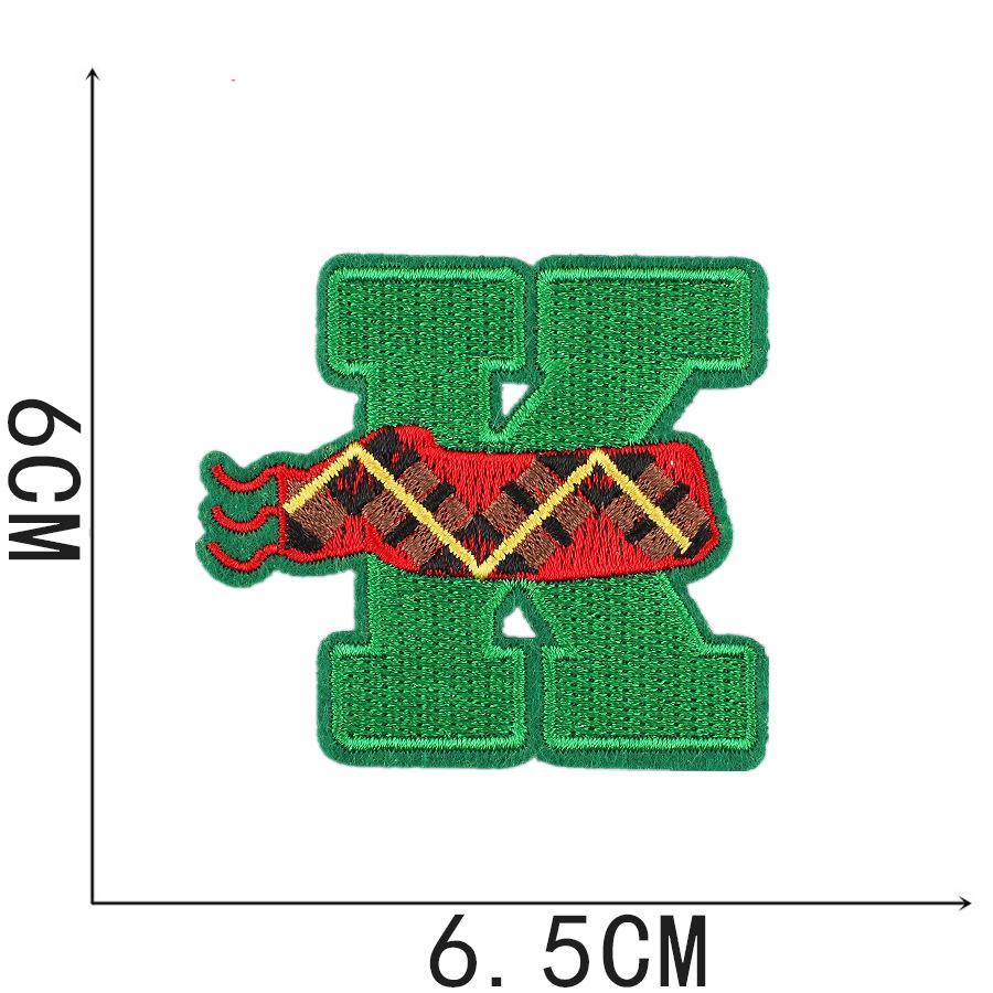 New Christmas Letter Embroidery Cloth Sticker Christmas Tree Towel Embroidery Patch Sticker Snowman Snowflake Computer Embroidery Chapter Boy