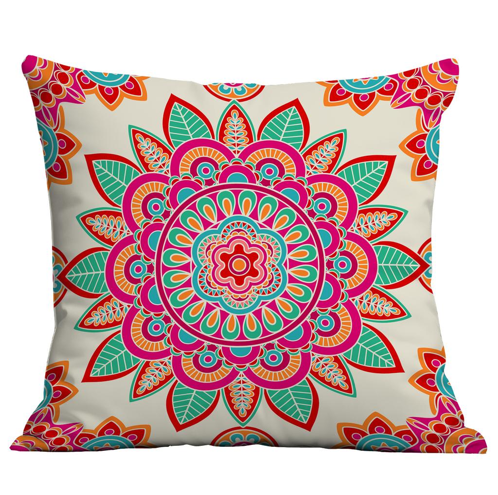Ethnic Style Mandala Pillowcase New Style Painted Geometric Art Abstract Home Decoration Pillow Cushion Cover