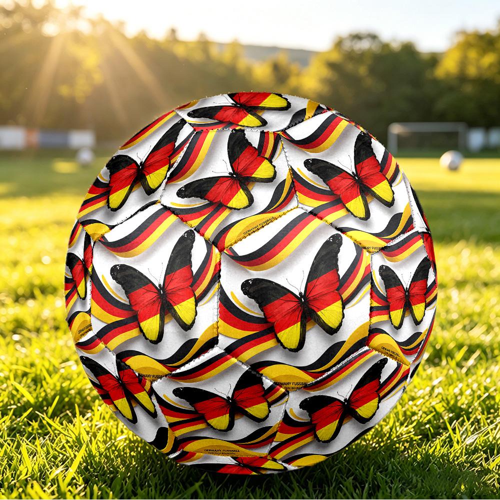 Belgien Fußball Aufdruck Größe 5 Fußball Ball Verschleißfest Standard Erwachsenen Trainingsfußball Fan Geschenk für Indoor Outdoor Spiel Sport