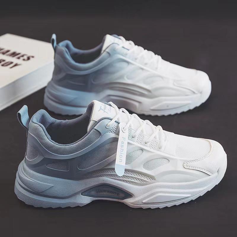 Men's Shoes  New Spring Breathable Single Shoes Running Sports Casual Net Shoes Men's Small White Shoes Old Tide Shoes