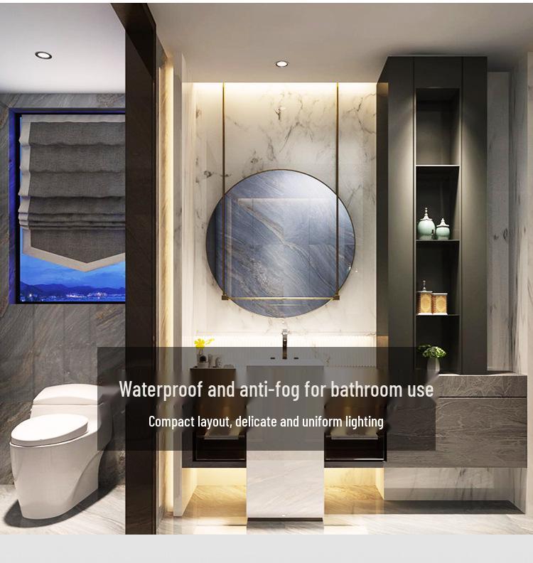 Ultradünner blendfreier und beschlagfreier LED-Einbaustrahler für Zuhause und Bekleidungsgeschäft - 4, 6, 8 Zoll mit schmalem Rahmen