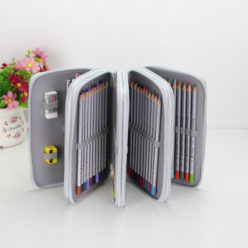 Secret Garden Football Pattern 72-Slot Colored Pencil Case
