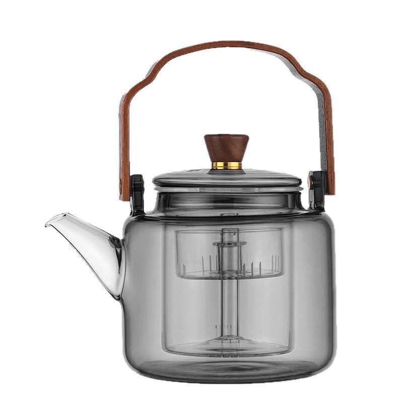 High Borosilicate Glass Lifting Handle Teapot