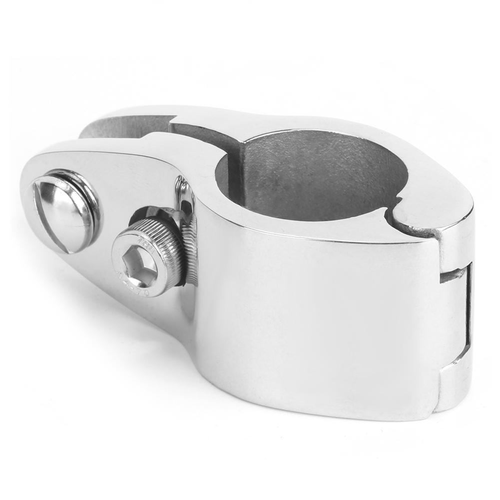 2Pcs Bimini Top Jaw Slide Clamp Steel Boat Hardware Fitting for Inflatable Commercial Yachts