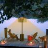 Patio Effective Heater Reflector Shield, Heat Focusing Reflector For Round Natural Gas And Propane Patio Heaters Outdoor