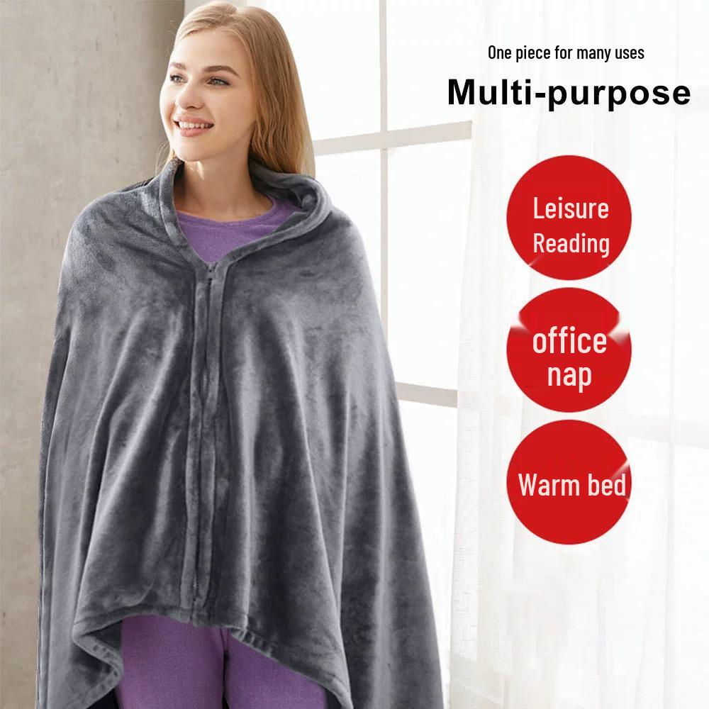 USB Rechargeable Multi-Use Heating Shawl – 3-Level Adjustable Electric Blanket for Warmth and Cold Protection