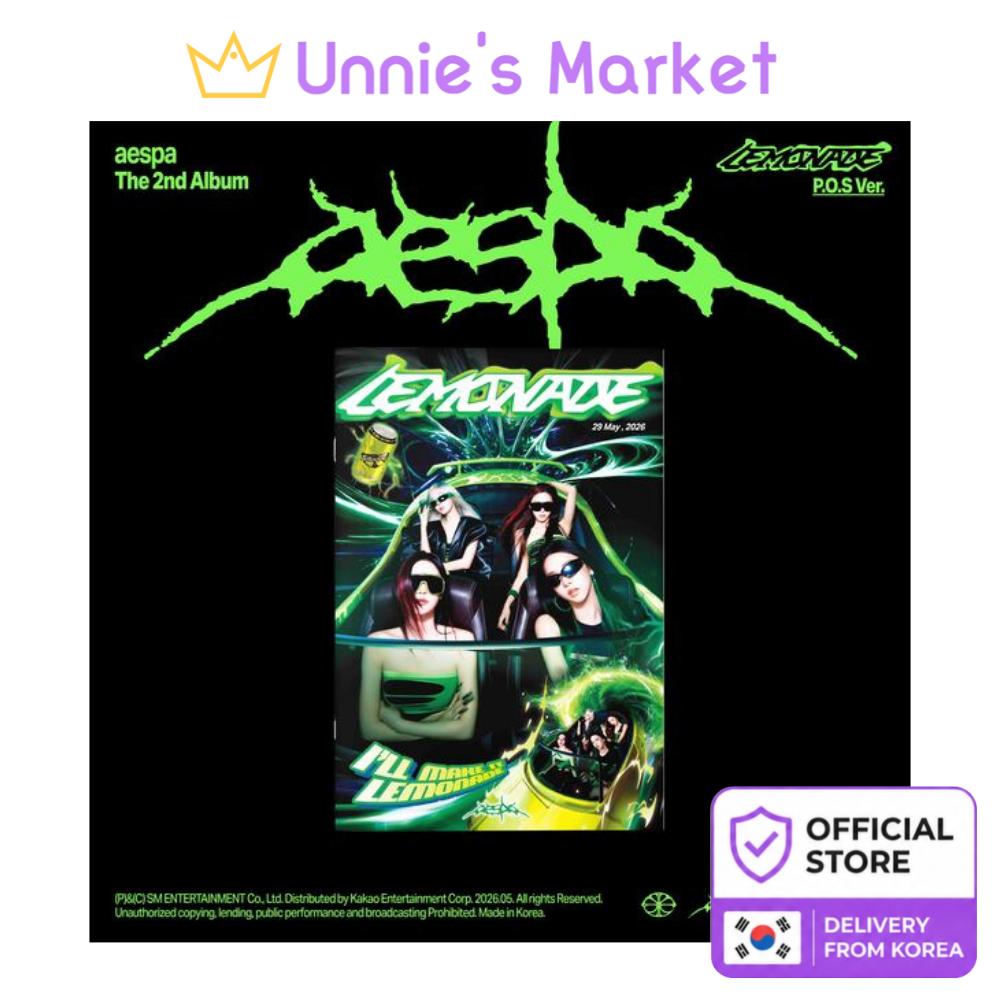 

[Предзаказ] aespa [LEMONADE] Версия P.O.S. 2-й альбом + бесплатный подарок 1EA