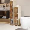Foldable Bathroom Gap Cabinet Shelf Waterproof Dustproof Storage Rack Toilet Mobile Storage Container Kitchen Home Organizer