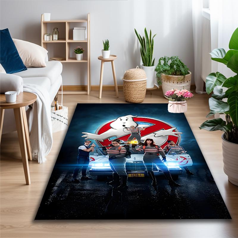 1pc Ghostbuster (2) Rug, Comfortable Printed Home Area Carpet, Cozy Office Chair Rug