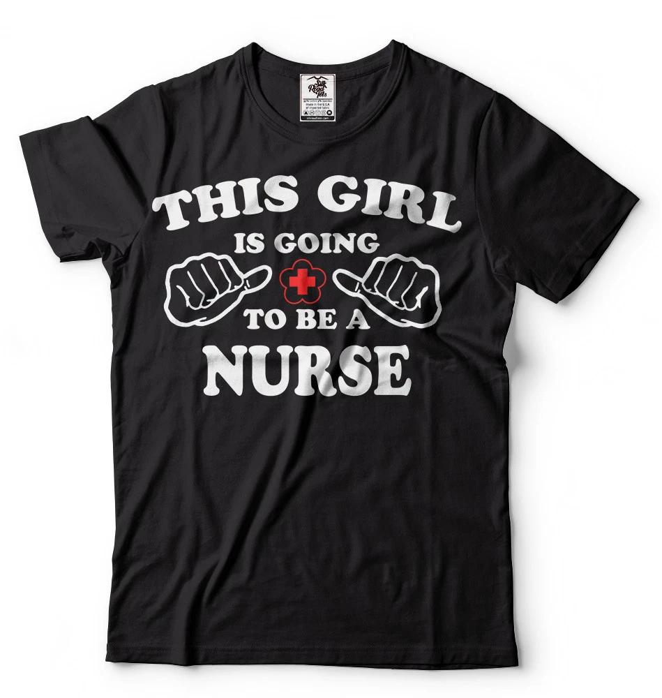 Future Nurse T-shirt Nursing School Graduate Nursing Shirt RN CNA Nurse Tee L
