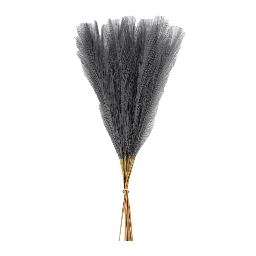 20Pcs Fluffy Texture Faux Plant Reed 50cm/22in Tall Pampas Grass Bouquet  Home Decoration