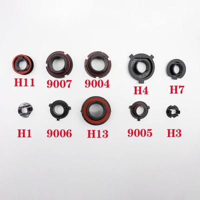 1 Pair Car LED Headlights Adapter Holder Base for H7 H4 H3 H1 H11 H13 9004 9005 HB3 9006 HB4 9007 Headlamp Retainer Socket