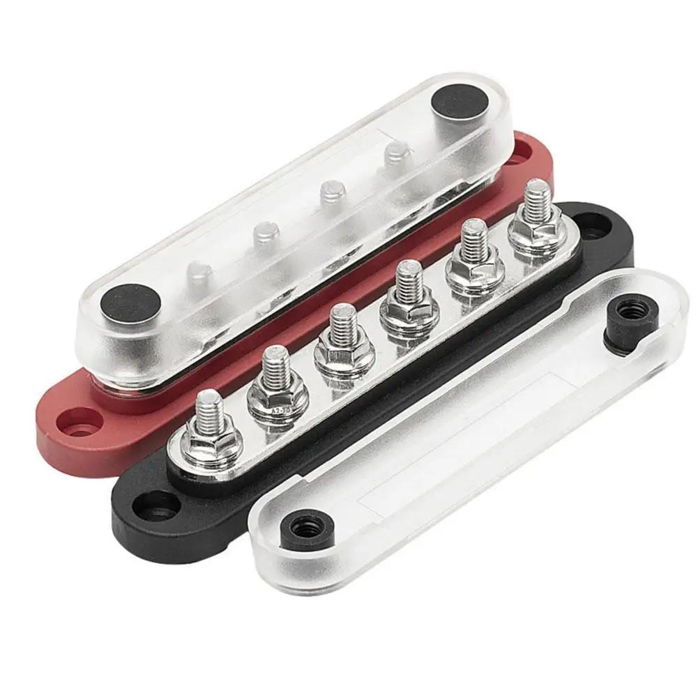 

150A Automotive Terminal Block Distribution Block Bus Bar 12V Power Positive and Negative Distribution Block for Auto Boat I9R8