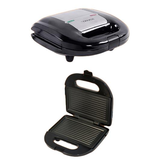 Macchina per il pane con waffle per colazione, tostapane elettrico, piastra per grigliare