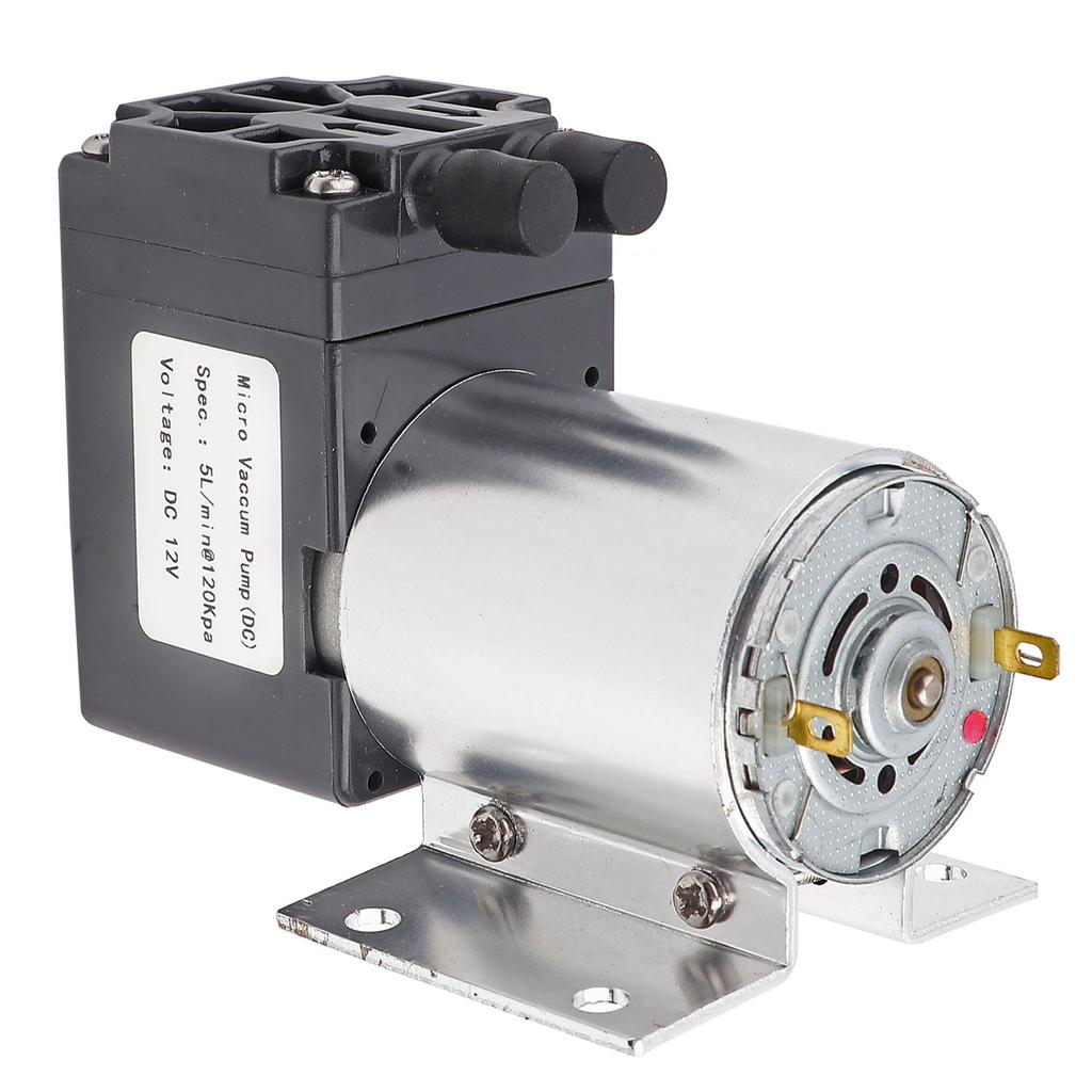 DC 12V 5L/min 120kPa Mini Vakuumpumpe Unterdruck Saugförderung Mit Halter