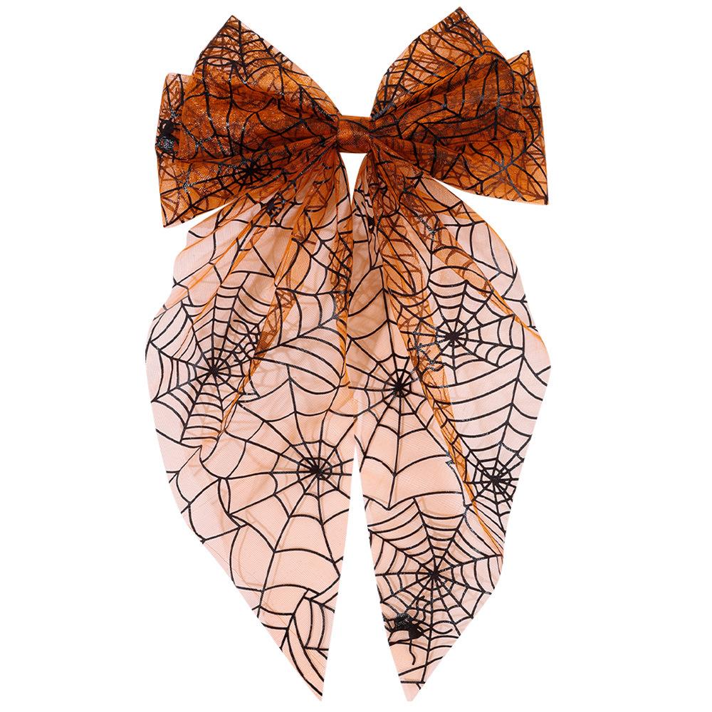 Spitzen Schleife Kinder Haaraccessoire Süßer Wald-Stil Haarspange Elegante Schleife Netz Bestickte Haarspange für Frauen