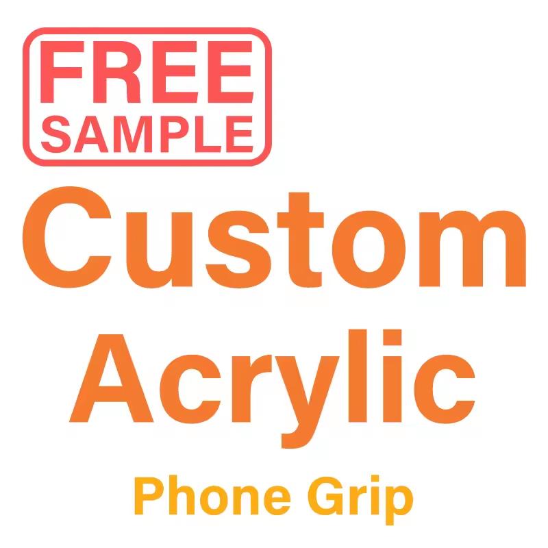 Custom Magnetic Custom Phone Grip Rocker Acrylic Phone Socket Kindle Grip Custom Sublimation Mobile Phone Grip Magnetic