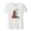 Jesus Street Dance Comfortable T-shirt Funny Graphic Print Breathable Cool Camiseta Comfortable Shirt Graphic T Shirts