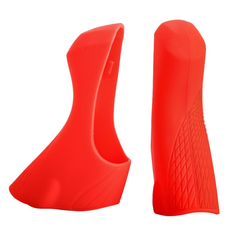 

Чехлы для рычага переключения передач для шоссейного велосипеда Чехол для рычага переключения передач для велосипеда Защитный чехол для переключателя передач Shimano 105 ST-4700 R5800 R6800 красный