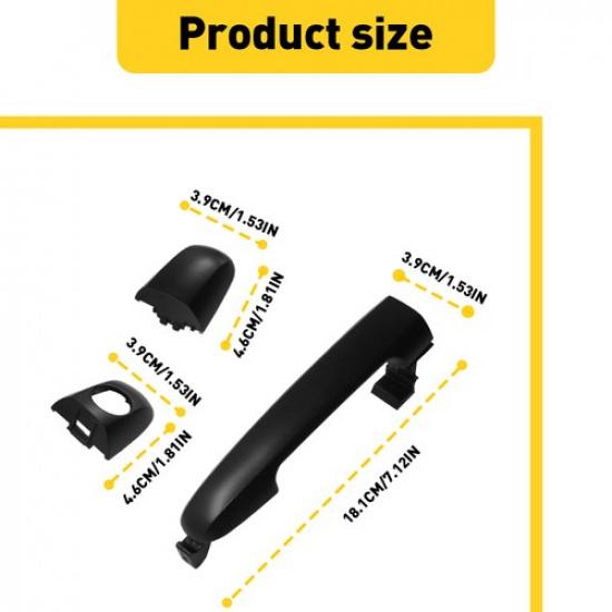 Vorderes LHRH Außenpaneel Seitentür passt Griff 2008-2010 GL Sonata