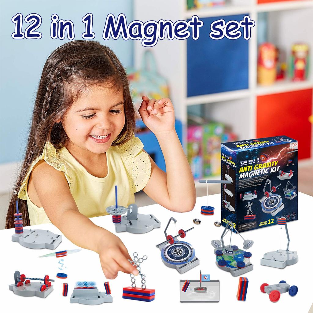 Teaching Physics Science Experiment Magnet Toys Children's Plant Planting Set
