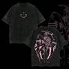 Men's Oversized Retro Limited Ryomen Sukuna Signature Jujutsu Kaisen Double-Prin