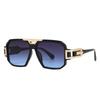 Large Frame Full Frame Sunglasses Oversized Anti-UV Glasses Catwalk Retro HD Sunglasses  Decorative