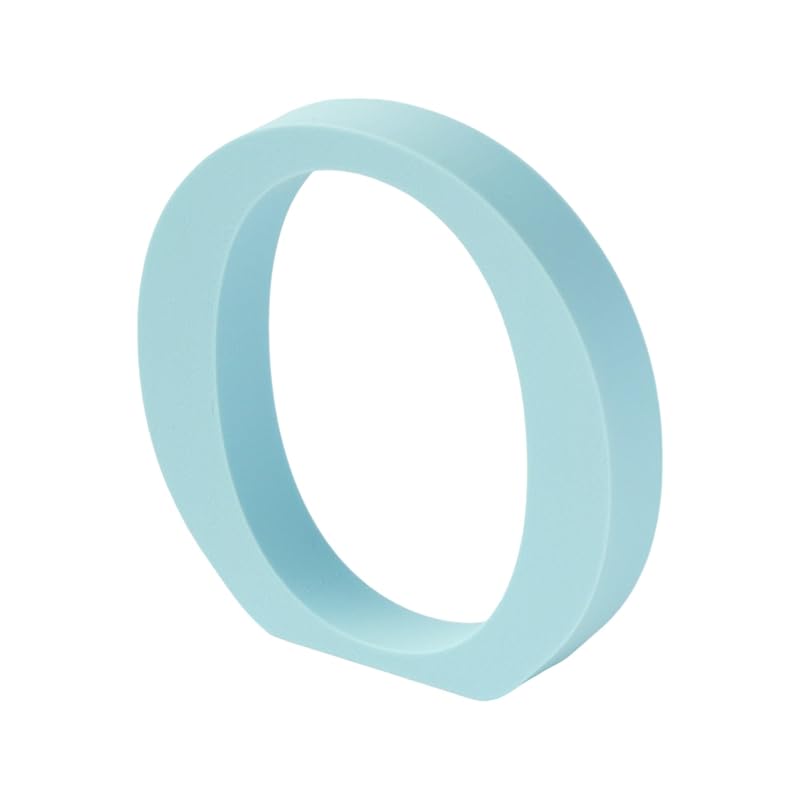 

Generic multicolor alphabet letter mint blue O