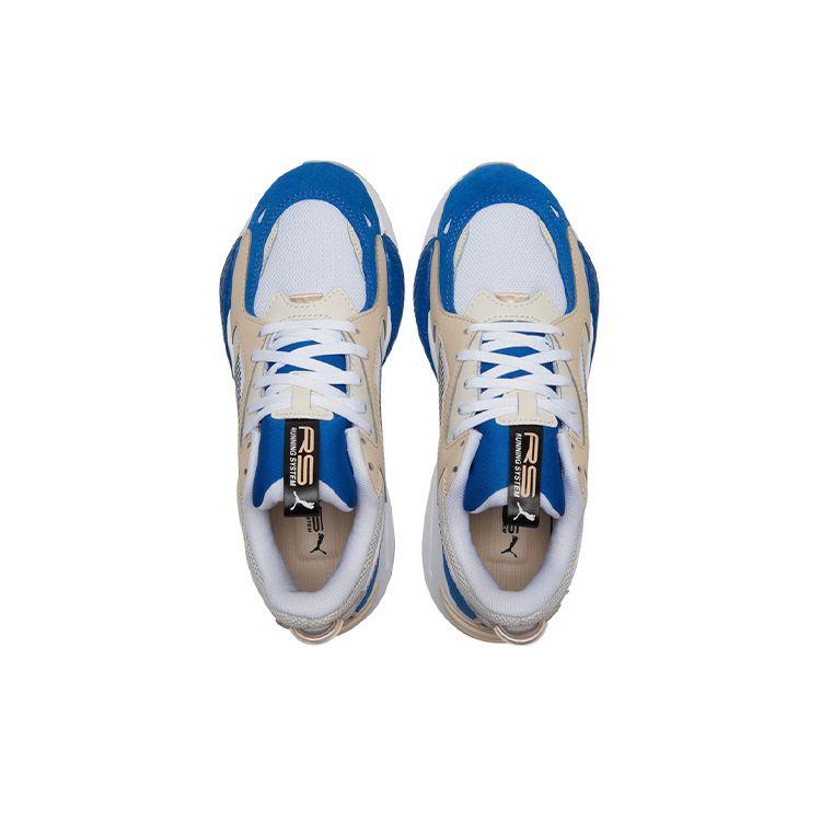 Puma Rs-Z Lightweight Mesh Synthetic Leather Cushioning Non-Slip Wear-Resistant Mid-Top Casual Running Shoes Unisex Sneakers Blue White 381117-01