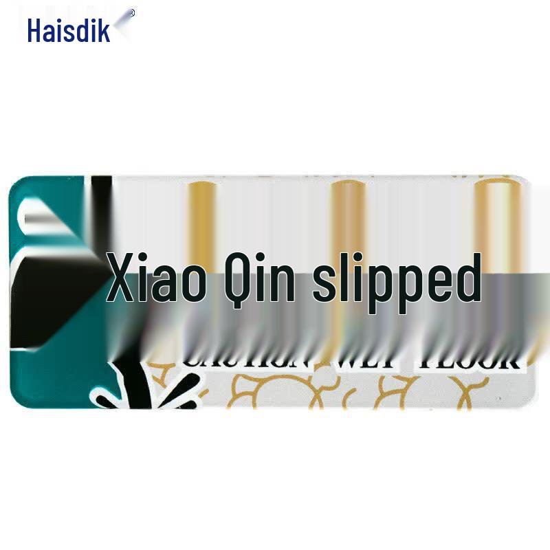 Haistick Acrylic Caution Slippery Safety Sign (6x12cm)