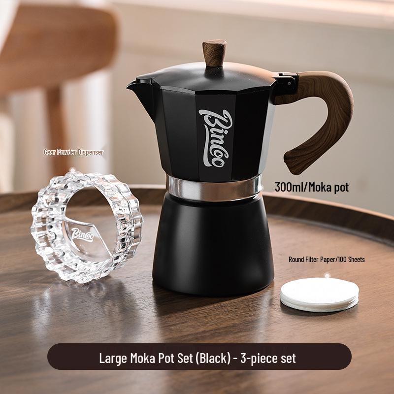 Bincoo Elektrický moka konvička Espresso kávovar - Malý italský kávovar pro domácnost