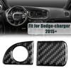 Carbon Fiber Inner Glove Box Handle Switch Trim Accessories For Charger 2015+