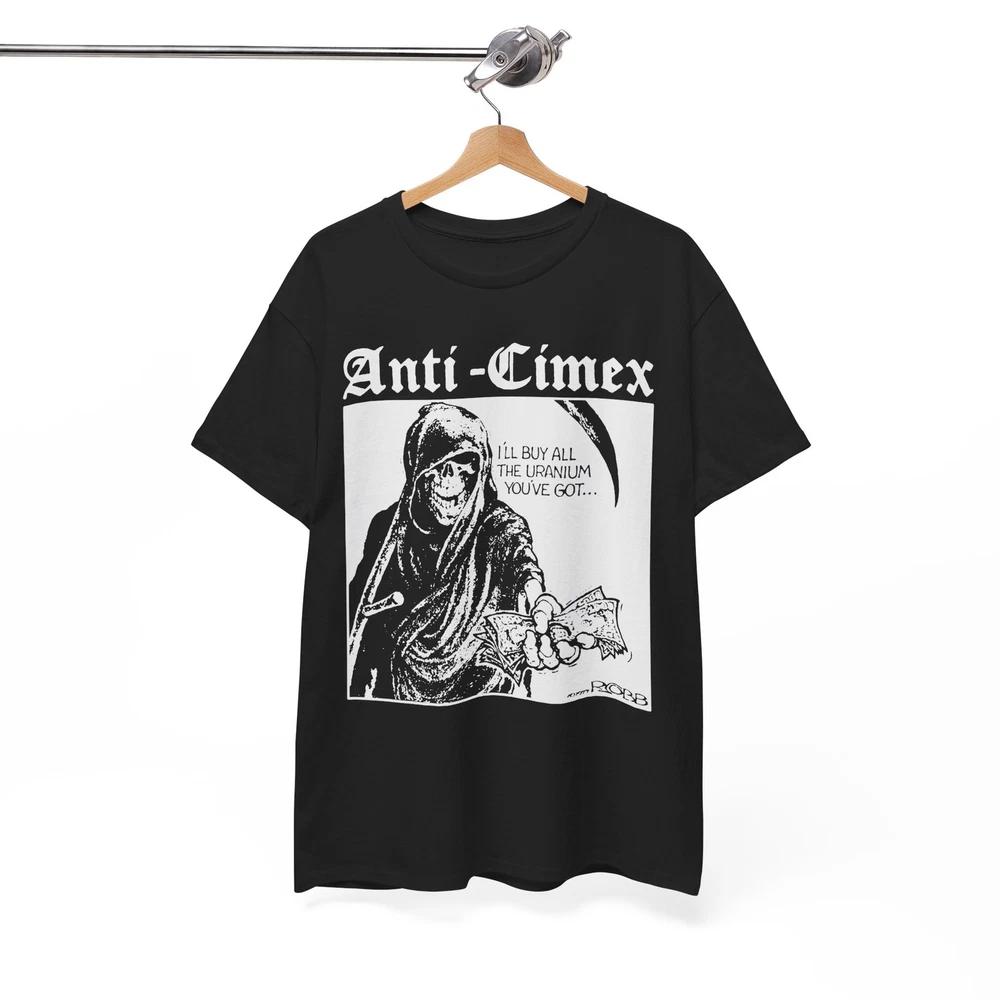 ANTI CIMEX Uranium Shirt, Ripper Hardcore Rock Punk Swedish crust band Unisex T XXL